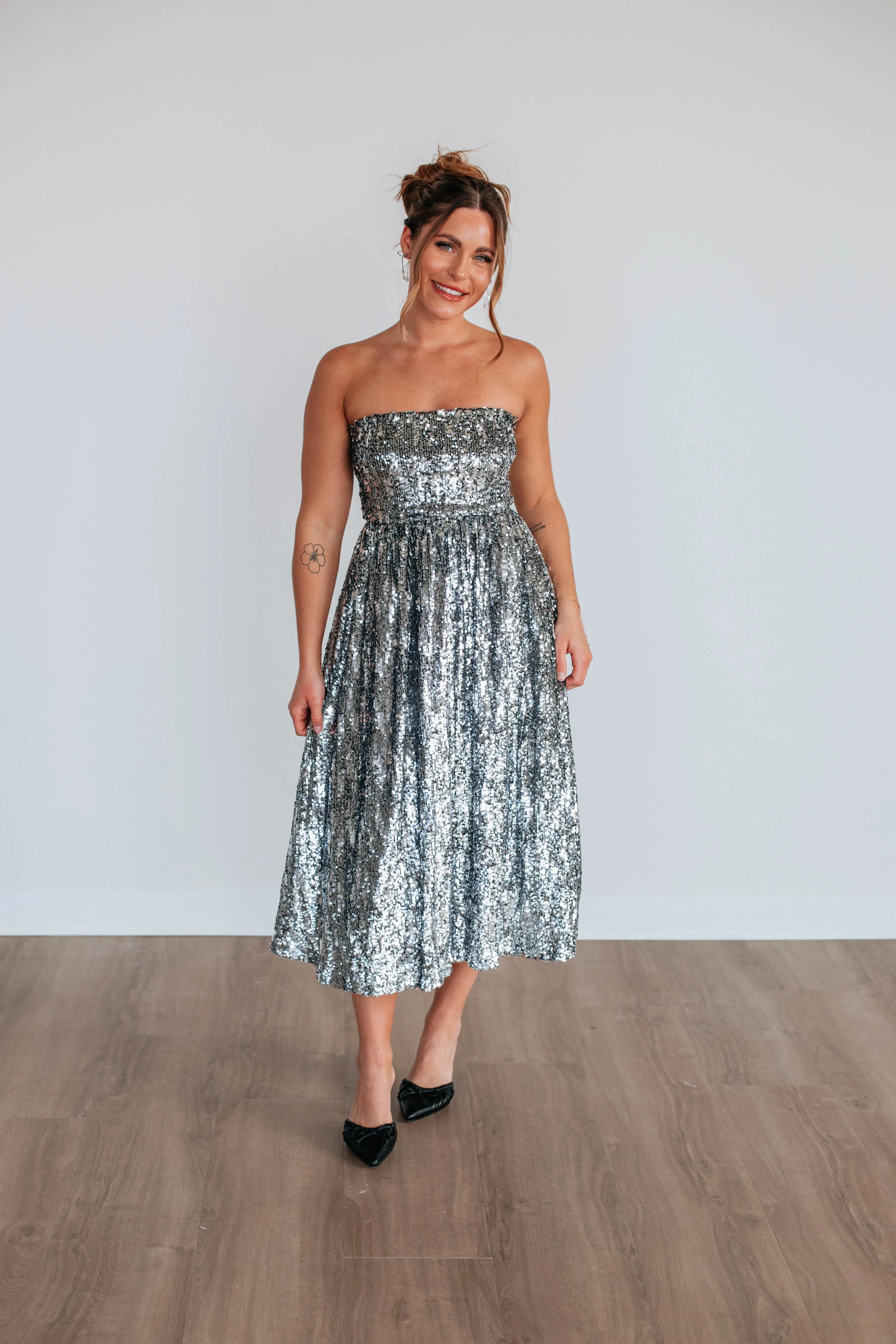 Memorable Glam Sequin Dress