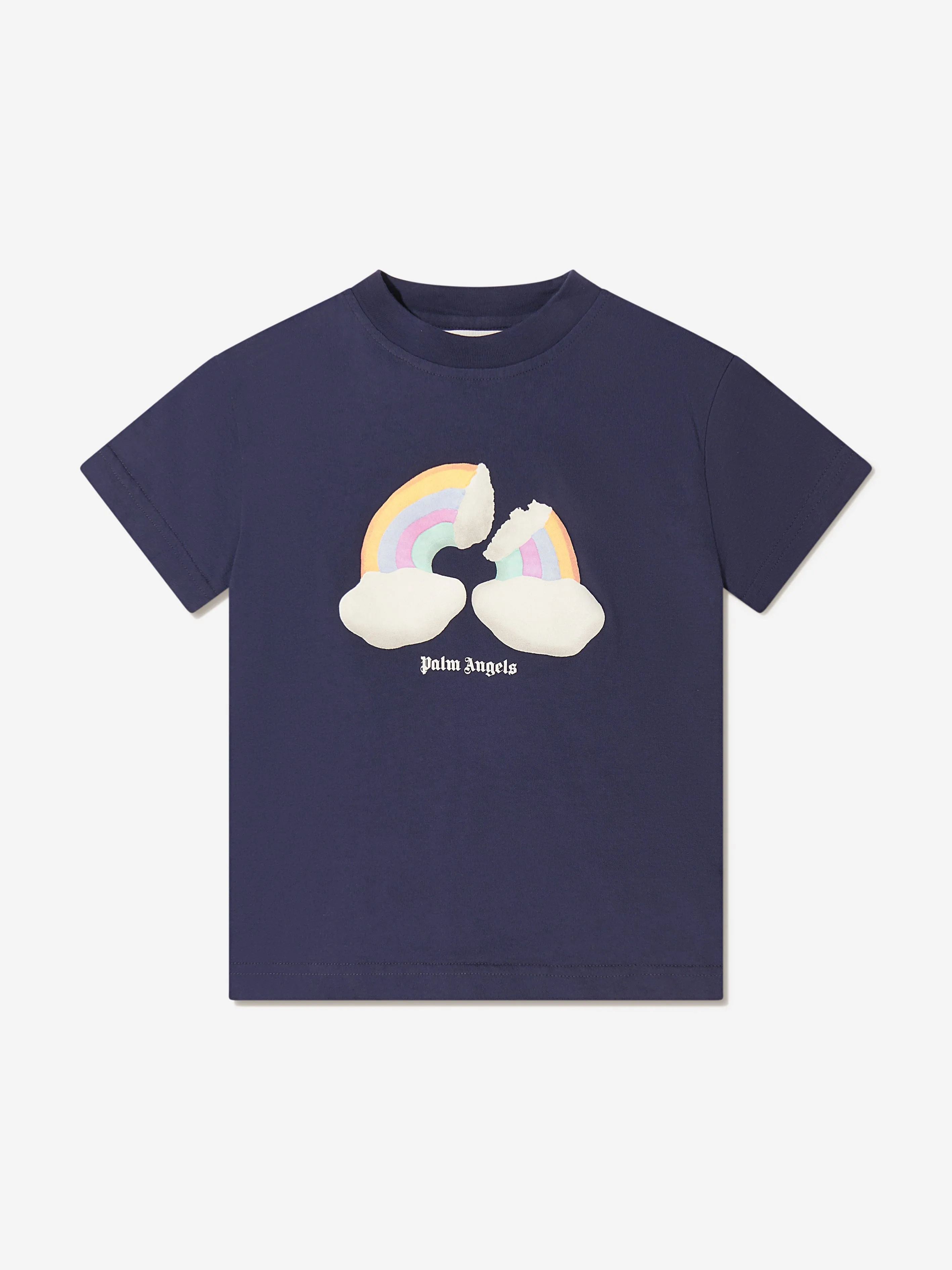 Palm Angels Girls Rainbow Print T-Shirt